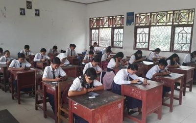 SMPN 3 Gunung Timang Terapkan Ujian Sekolah Berbasis Komputer (Android)