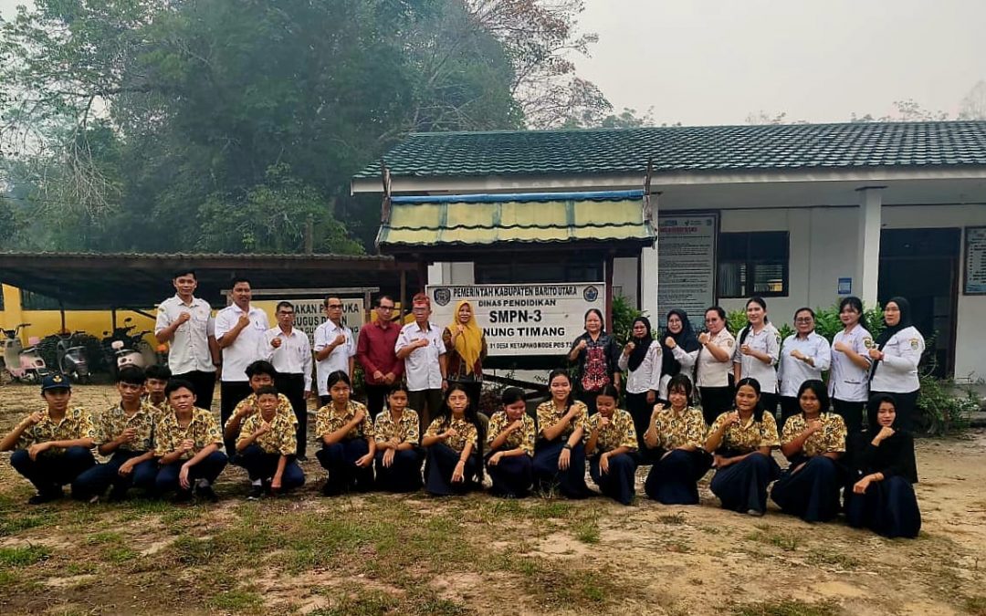 Menanti Belasan Tahun, SMPN 3 Gunung Timang Sukses Laksanakan Visitasi Reakreditasi BAN-PDM Kalteng
