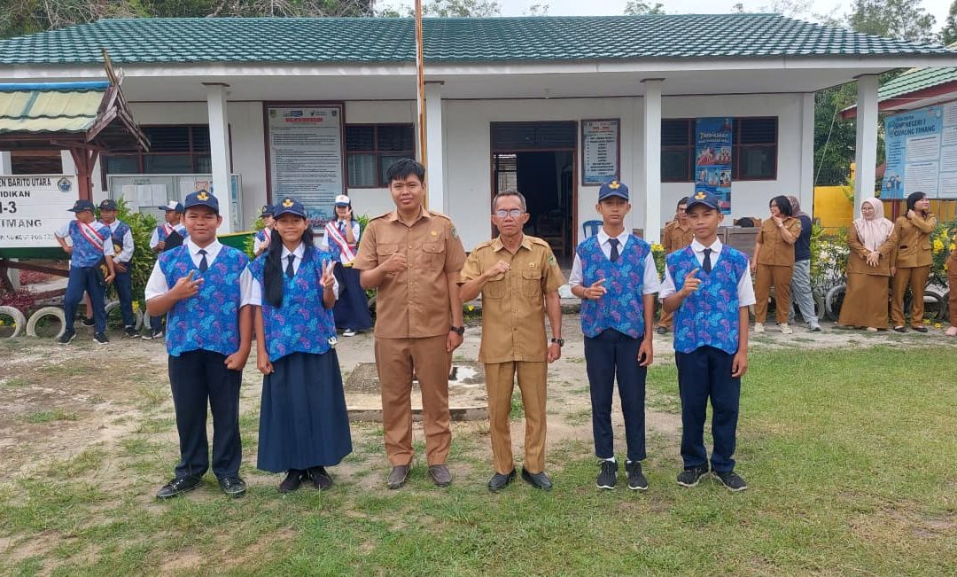 Suara Demokrasi: SMPN 3 Gunung Timang Gelar Pemilihan Ketua dan Wakil Ketua OSIS 2026