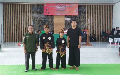 Siswa SMPN 3 Gunung Timang Tampil di O2SN Pencak Silat Tingkat Kabupaten